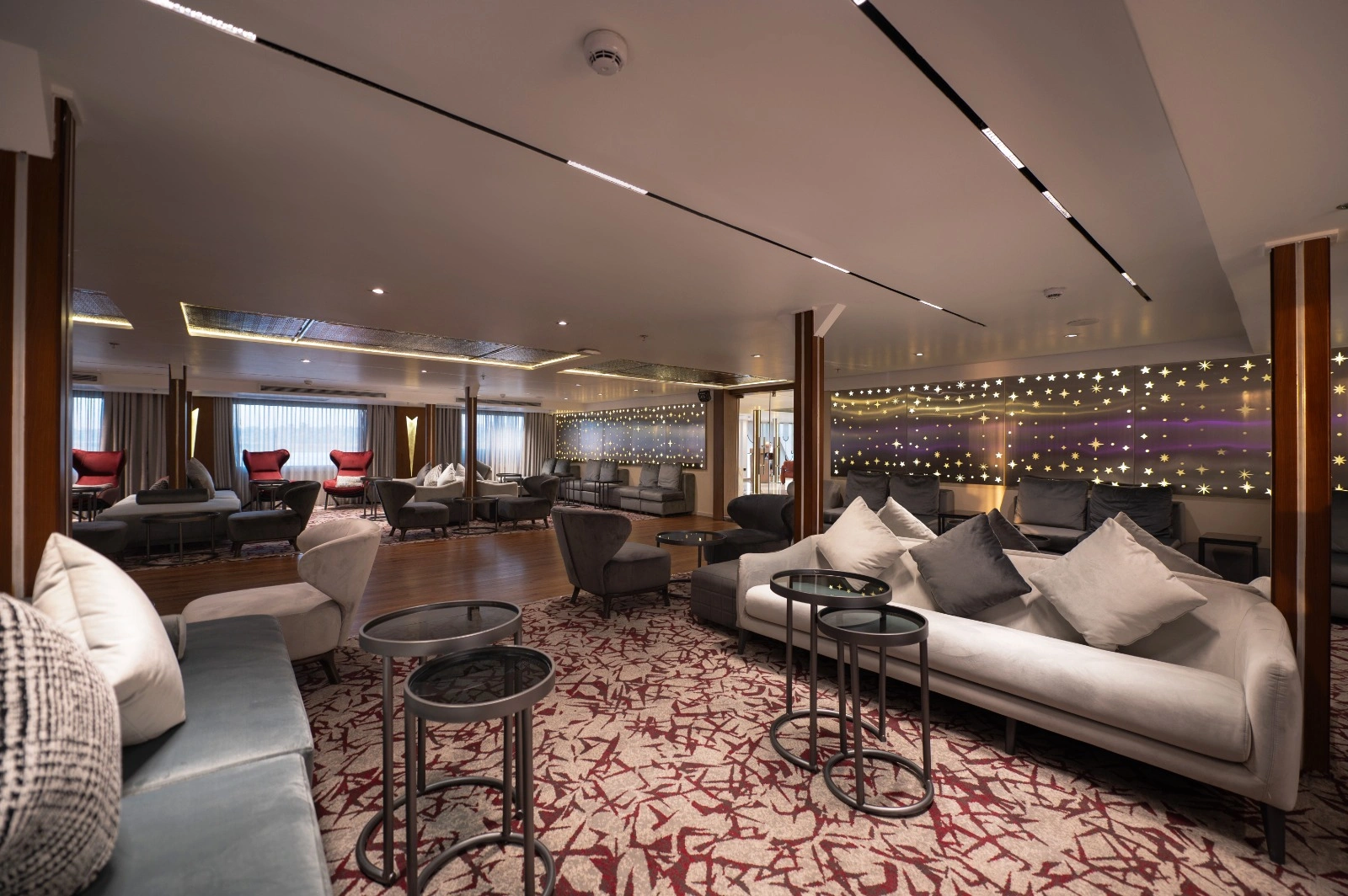 Lounge aboard the Concerto III Nile Cruise Nile cruise